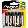 ENERGIZER "AA" BATTERIES 8/PKG.