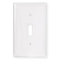 1G SWITCH PLATE WHITE