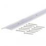 1-3/8" x 72" CARPET TRIM SILVER