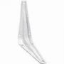6x8 SHELF BRACKET WHT 797