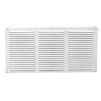 8x16 WHITE ALUM LOUVER 816WALL