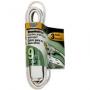 9' 16/2 HOUSEHOLD EXT CORD WHITE