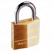 PADLOCK BRASS PIN TMBLR 140D