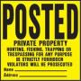 YP-1 11"X11"PL.SIGN LEGAL POSTED