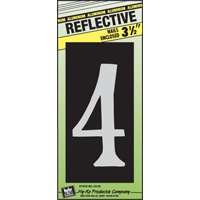 3-1/2" ALUM REFLECTIVE "4" CA254