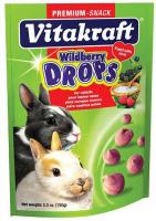 VITAKRAFT DROPS WITH WILDBERRY RABBIT TREAT 5.3 OZ.