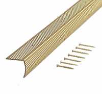 STAIR EDGING  SATIN BRASS 72"