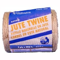 JUTE TWINE NAT 3PLY 208'