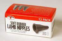 POP BOTTLE LAMB NIPPLE BLACK