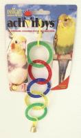 OLYMPIC RINGS BIRD TOY W/BELL
