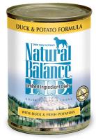 NATURAL BALANCE L.I.D. DUCK & POTATO 13 OZ.