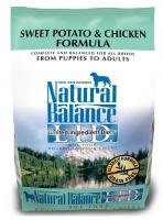 NATURAL BALANCE CHICKEN & SWEET POTATO 5 LB.