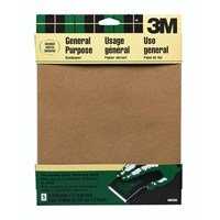 3M MEDIUM GRIT SANDPAPER 10PC/PK