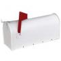 1-1 WHITE US RURAL MAILBOX STEEL