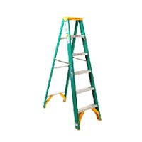 8'WERNER IND HD FBGL STEP LADDER