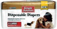 DIAPERS DISPOSABLE 12CT WHT XXL