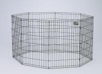 EXERCISE PEN 8PANEL BLACK 24X36