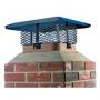 ADJ. CHIMNEY CAP GALV. BLACK