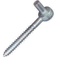 5/8"x5" SCREW HOOK ZN STEEL