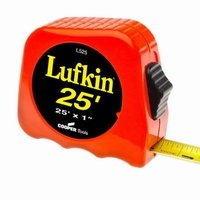 LUFKIN 1" X 25' HI-VIZ ORG TAPE