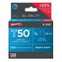 ARROW T-50 1/2" STAPLES 1250/PK