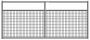 12'-1 5/8" 50" MESH GATE