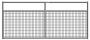 8' -1 5/8" 50" MESH GATE