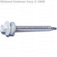 2" WH RFG SCREW W/WASHER 5LB