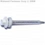 2" WHITE RFG SCREW W/WASHER 1LB