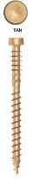 2-1/2" TAN COMPOSITE DECK SCREWS