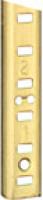 6' SHELF STANDARD BR BRASS