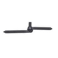 HOOK & EYE GATE PIN HNGE. BLK