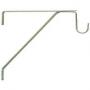 SHELF & ROD SUPPORT STEEL WHITE