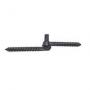 HOOK & EYE GATE PIN HNGE. BLK