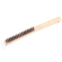 LONG HANDLE WIRE BRUSH & SCRAPER