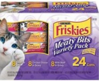 FRISKIES MEATY BITS VARIETY PACK 24/5.5 OZ CANS