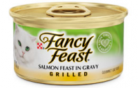 FANCY FEAST GRILLED SALMON IN GRAVY 3 OZ.