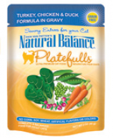 NATURAL BALANCE PLATEFULLS TURKEY CHICKEN DUCK 3 OZ.