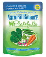 NATURAL BALANCE PLATEFULLS CHICKEN & GIBLETS 3 OZ.