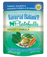 NATURAL BALANCE PLATEFULLS INDOOR TURKEY SALMON 3 OZ.