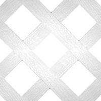 4 X 8 WHITE VINYL LATTICE