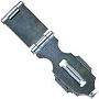 CD925 3 FIXD STPL SFTY  HASP 2PC