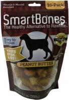 SMART BONES PEANUT BUTTER 16PK