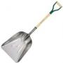 ALUM GRAIN SHOVEL #12 W/WD HDL