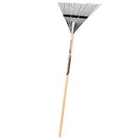 24" STEEL LEAF RAKE