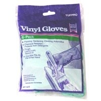 VINYL GLOVE DISPOSEABLE (6PK) DG