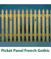 42"x8' TYP PICKET FENCE PANEL