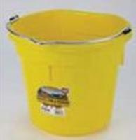 FLATBACK BUCKET YELLOW 20QT FTX