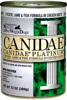 CANIDAE ALL LIFE STAGES PLATINUM LESS ACTIVE 13 OZ.