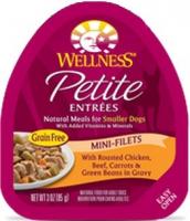 WELLNESS PETITE CHICKEN BEEF CARROTS GREEN BEAN 3 OZ.